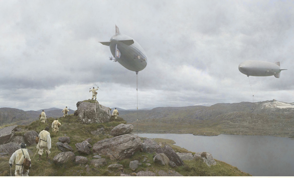 Kahn/Selesnick, Bear Parade (detail), 210.8 x 30.5cm, digital archival print, 2008