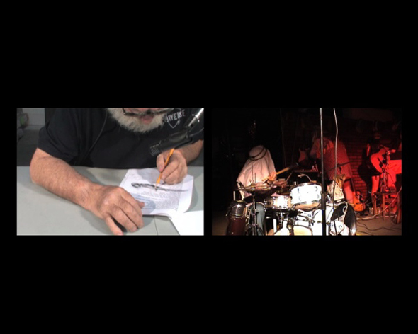 Film still, TAPS: Improvisations with Paul Burwell, 2010