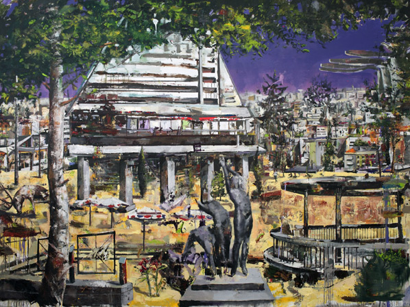 MARIUS BERCEA, Imperfect Pearls Shimmer at Dusk, 2012