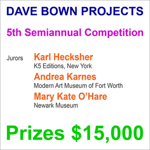 Dave Bown Projects - 5th Semiannual Competition - Prizes $15,000