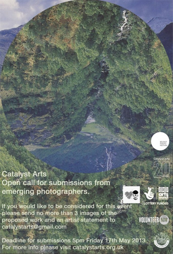 Catalyst Arts Open call for submissions from emerging photographers