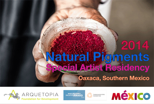 Natural Pigments Special Instructional Artist Residency 2014 – Oaxaca