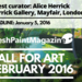 CALL FOR ART FreshPaintMagazine February 2016