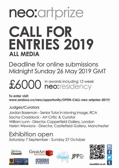 Call For Entries neo:artprize 2019