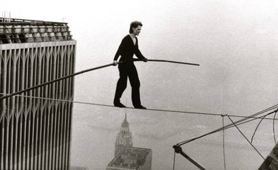 Man on wire, Documentary of Philippe Petit, 1974