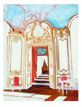 Dauphine Eugenie's Apartment, Oil on panel, 2010 Dauphine Eugenie's Apartment, Oil on panel, 2010