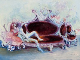 Marie and Her Knight in Shining, Oil on panel Marie and Her Knight in Shining, Oil on panel