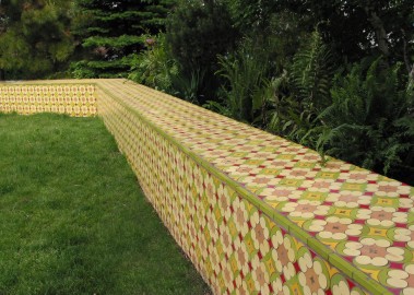 Retaining Wall: Linoleum, detail, 2003 Retaining Wall: Linoleum, detail, 2003