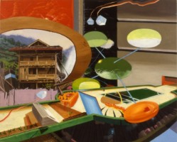 Interno Stadiono. 2004 oil on canvas over panel