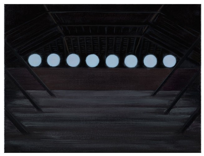 Floodplain, 2014, 53.3 x 40.2 cm, oil on canvas<br class=