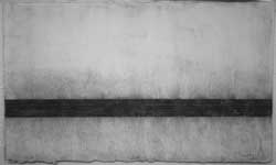 Charcoal and chalk on paper. 28 x 38 cm