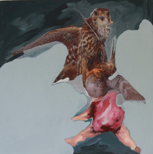 "Spoilt child" Mixed Media Painting; 40cm:40cm:2cm; 2015<br class=