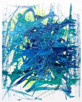 Here,16x24, Mixed Media on canvas, 2015