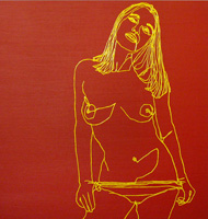 "May 1969", oil on wood, 13 x 14 "May 1969", oil on wood, 13 x 14