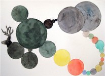 Introject, 2010, Watercolor on Paper, 12 x 16 in.
