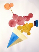 Untitled (2012 H), Watercolor on Paper, 24 x 18 in