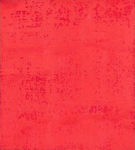 Red<br/>12in x12in<br/>Oil/acrylic on Fabriano paper<br/>