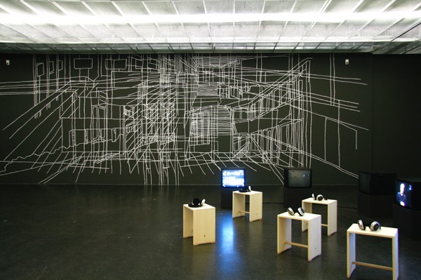 Michaela Meli�n<br/>Speicher im Lentos Kunstmuseum Linz, 2009<br/>Exhibition view<br/>