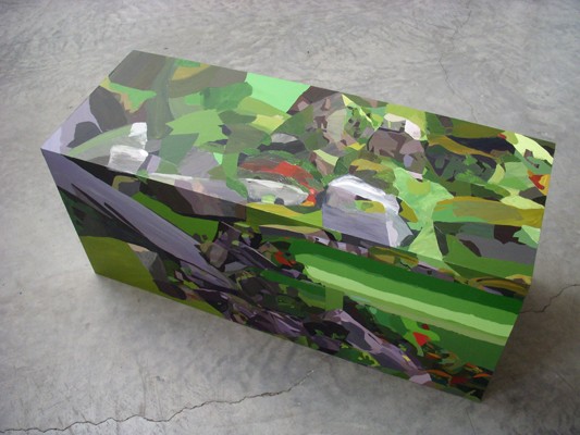 CN Object 1, 2010 <br/>Acrylic on polycarbonate<br/>17.75 x 40 x 15 inches (45 x 101 x 38 cm)<br/>