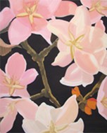 Cherry Blossom 120 x 100 cm eggtempera on canvas Cherry Blossom 120 x 100 cm eggtempera on canvas