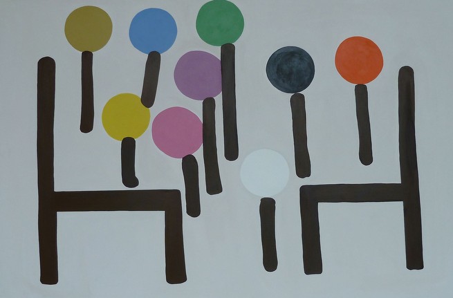  Interior Painting III 90 x137 cm Acrylic